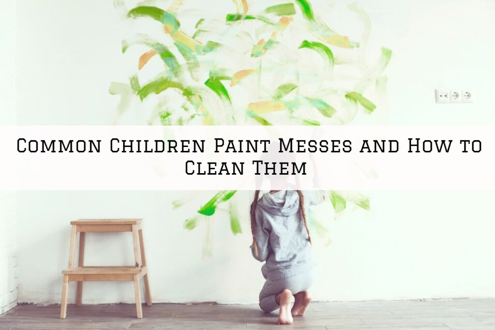 Common Children Paint Messes and How to Clean Them