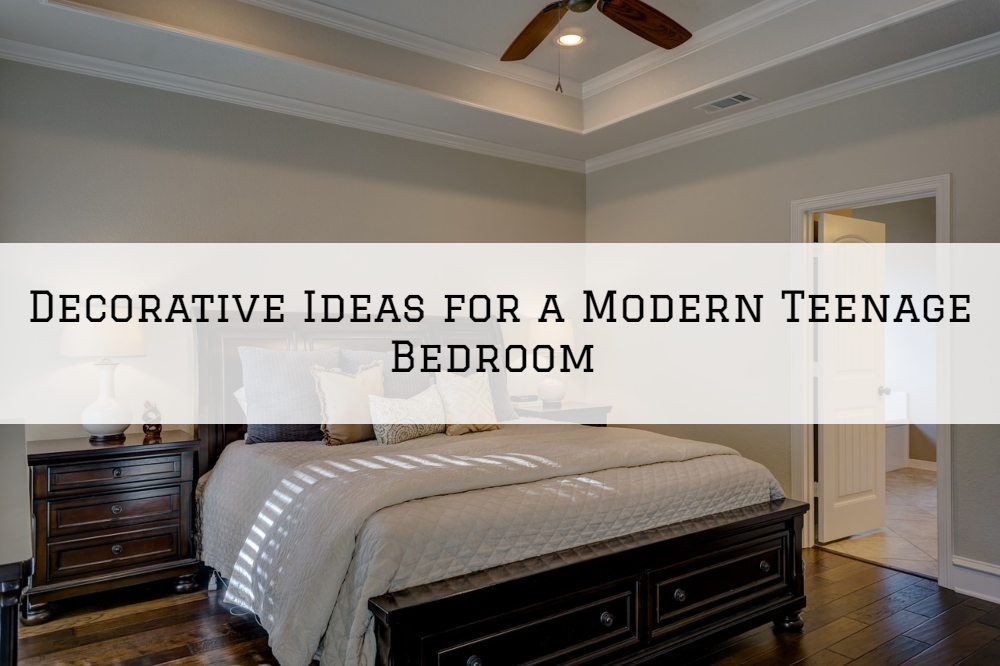 Decorative Ideas for a Modern Teenage Bedroom in Ottawa, Ontario