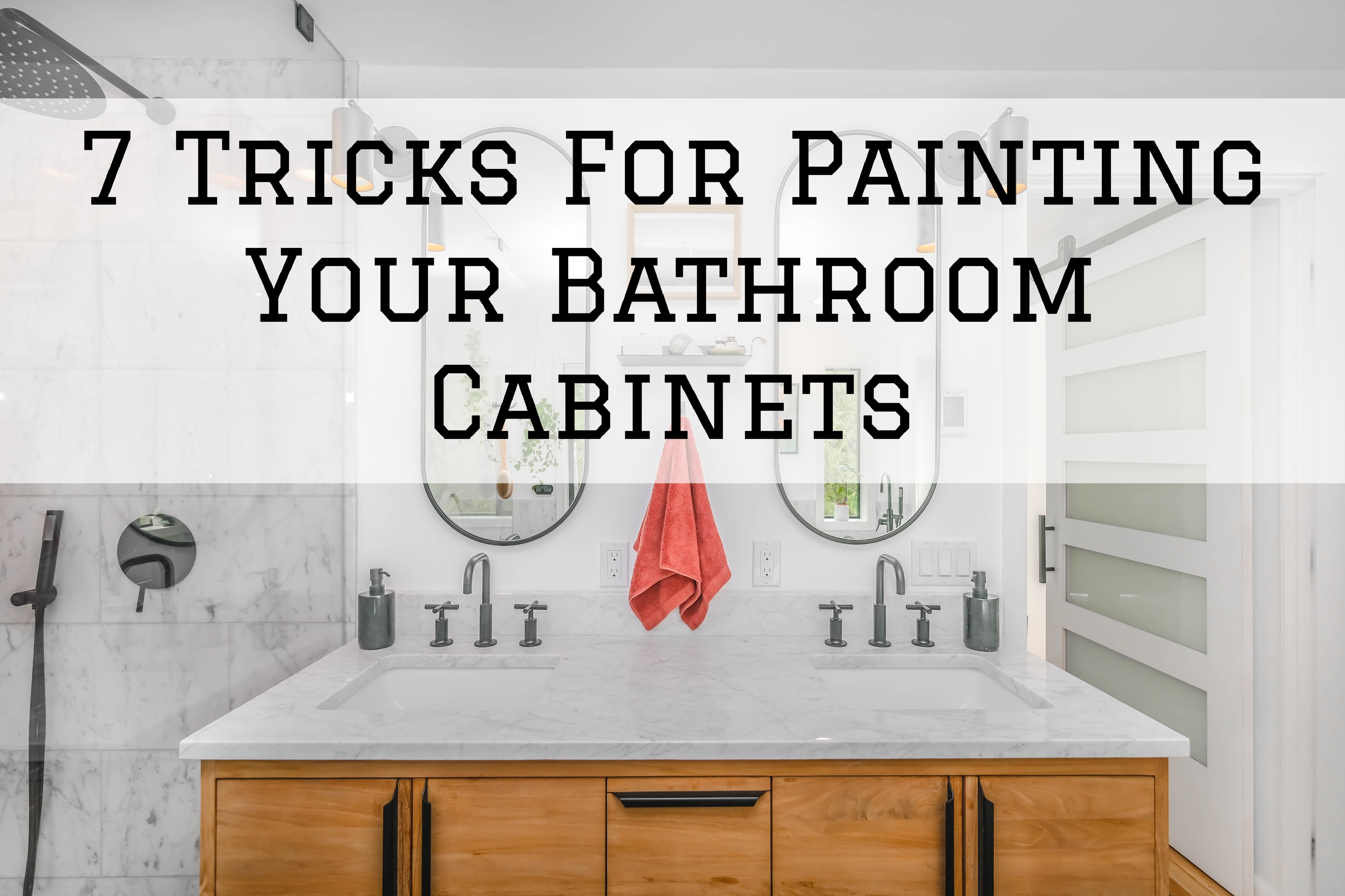 18 Tricks For Painting Your Bathroom Cabinets in Ottawa, Ontario ...