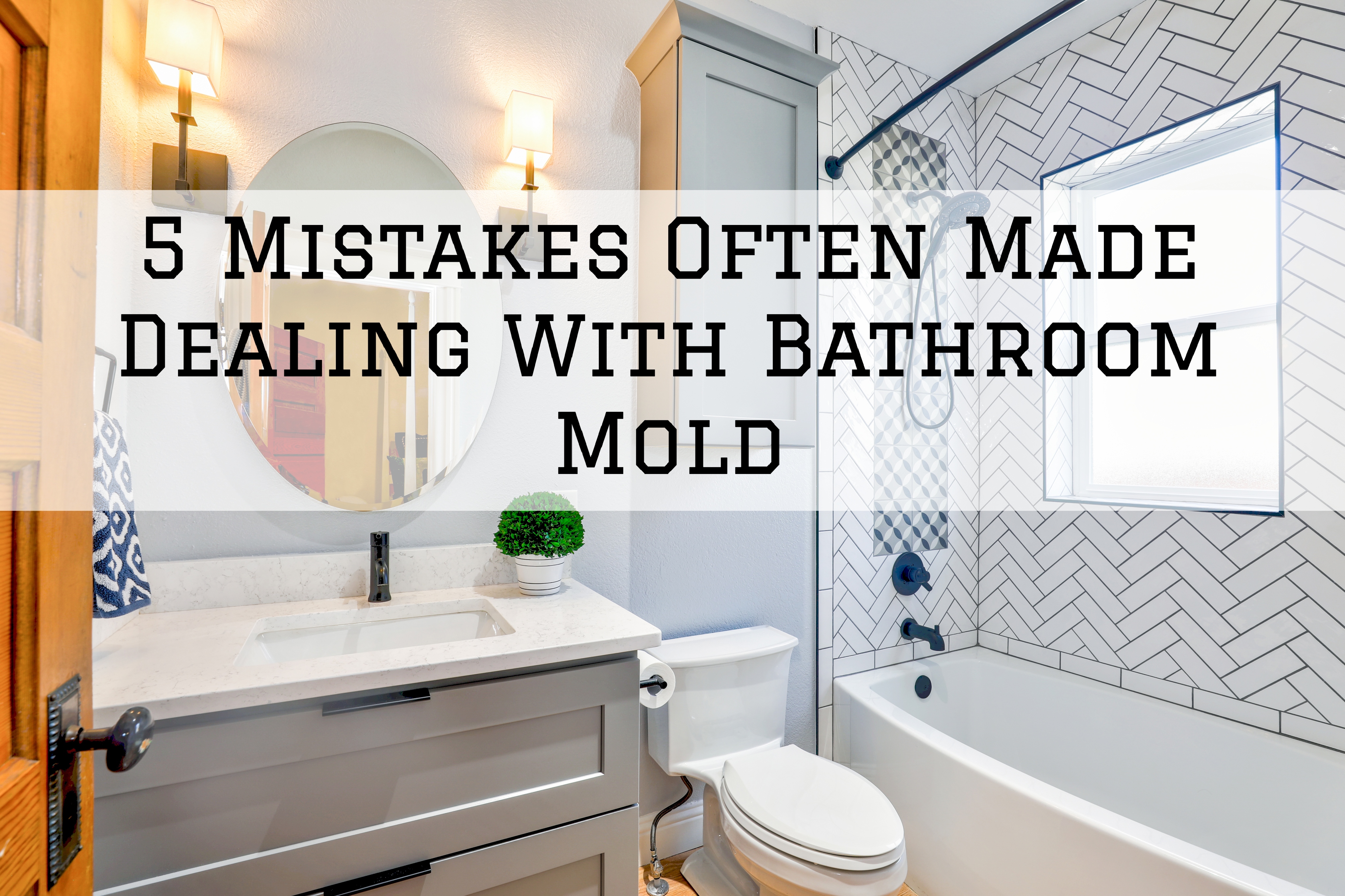 5 Mistakes Often Made Dealing With Bathroom Mold in Ottawa, Ontario